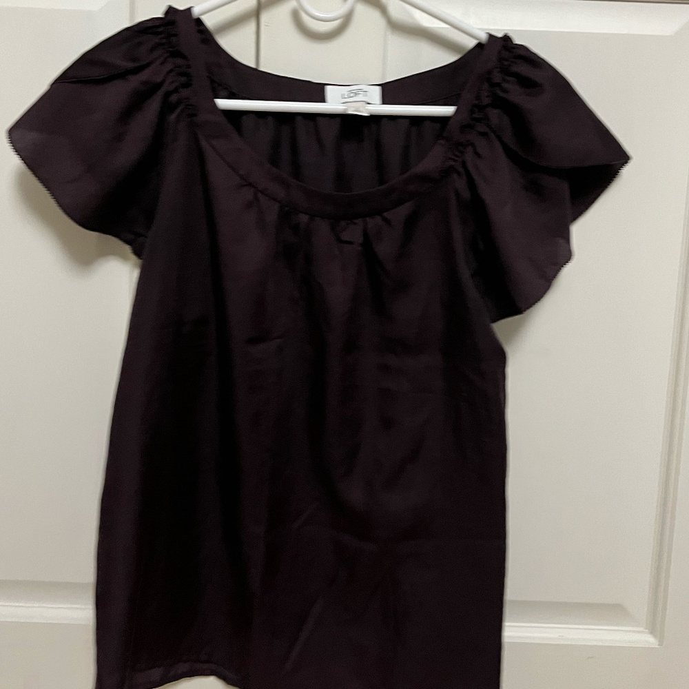 Ann Taylor Loft Small Purple Blouse